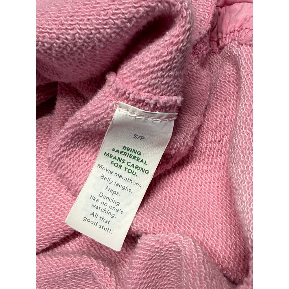 Aerie American Eagle Soft Pink LumberJane Oversized Fleece Shacket Small - Picture 3 of 9